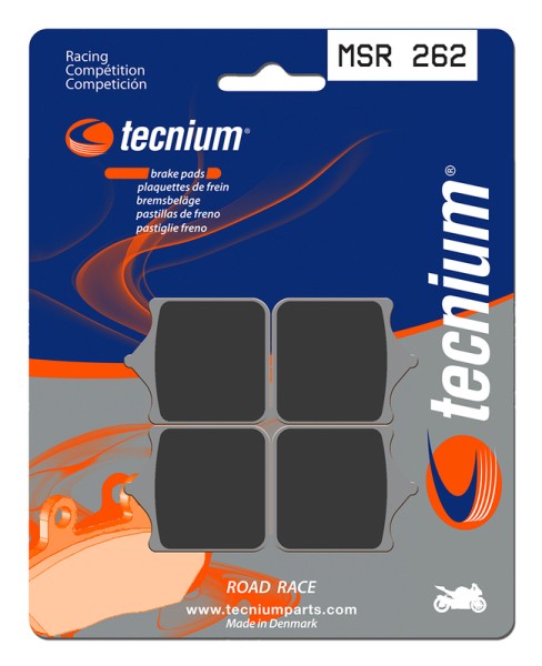 Plaquettes de frein en métal fritté Tecnium Professional Racing - MSR262