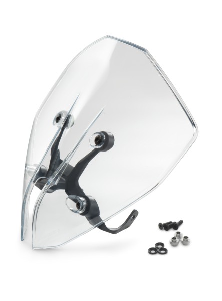 KTM Pare-brise transparent pour 790 Duke (année 18-) / 890 Duke (année 20-)