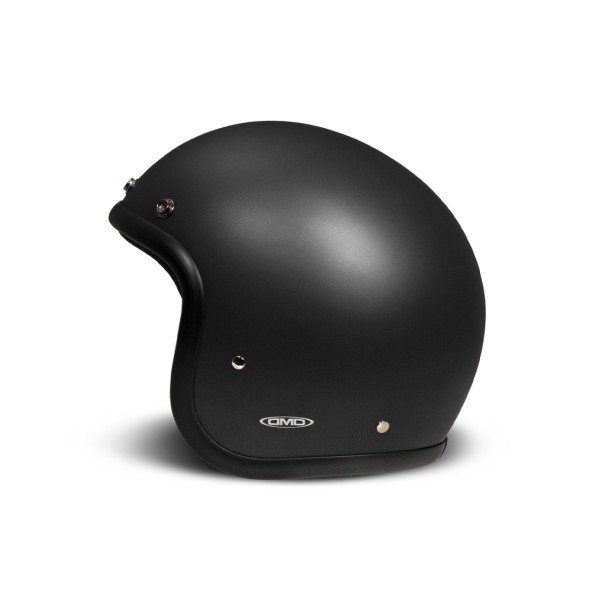 Casque intégral DMD Retro, noir mat, Matt Black, fibre de verre, ECE 22.06