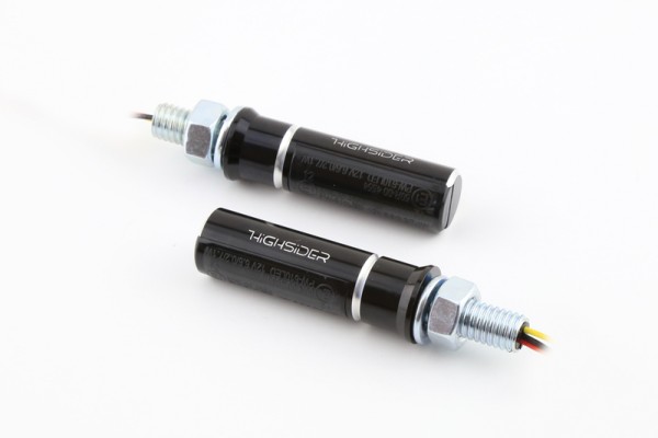 HIGHSIDER pro Conero LED feu arrière, feu stop, clignotant noir/teinté 3en1, homologué E (paire)