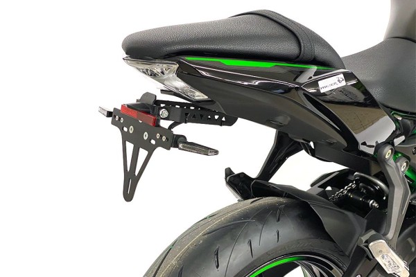 Support de plaque d'immatriculation pour Kawasaki Z650 et Ninja 650 (17-)