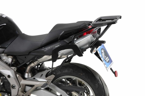 Support de topcase Alurack noir pour Aprilia NA 850 Mana/GT (07-16) Hepco & Becker