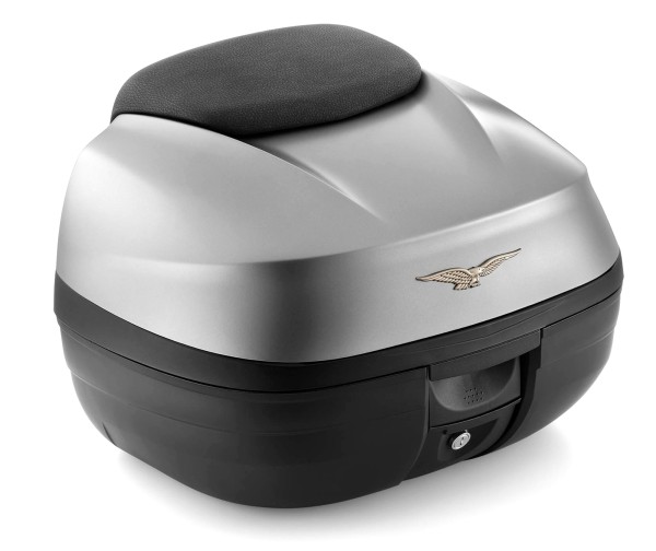 Top Case 37 l (avec coussin dorsal noir) pour Moto Guzzi V100 Mandello