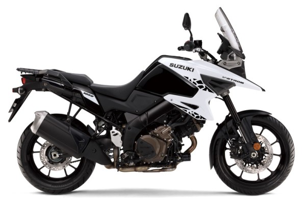Autocollant décoratif "lines" noir Suzuki V-Storm 1050