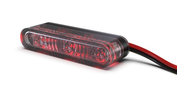 HIGHSIDER pro Star-MX1 Pro Module LED feu arrière, feu stop, clignotant noir/teinté 3en1, homologué E (la paire)
