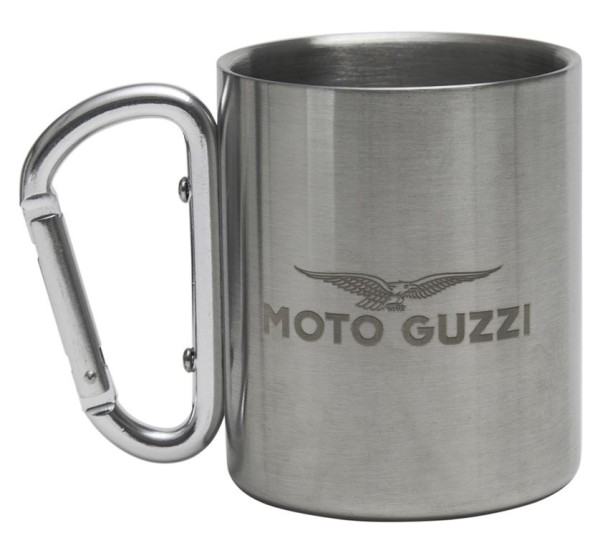 Moto Guzzi Tasse en acier inoxydable