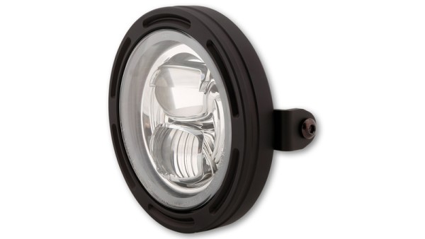 HIGHSIDER pro 5 3/4 pouces Phare Frame-R2 Type 7 LED Noir Fixation latérale
