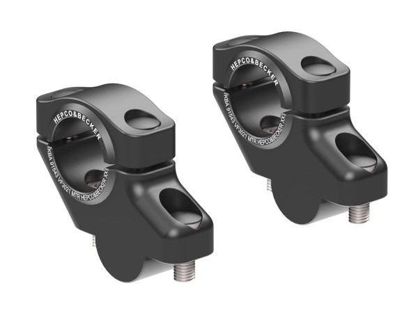 Réhausse de guidon H=30 mm avec déport 21 mm arrière pour Yamaha Ténéré 700 Rally (25-) Hepco & Becker