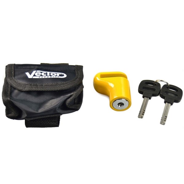 VECTOR Disc Mini antivol pour disque de frein - Ø5mm Jaune