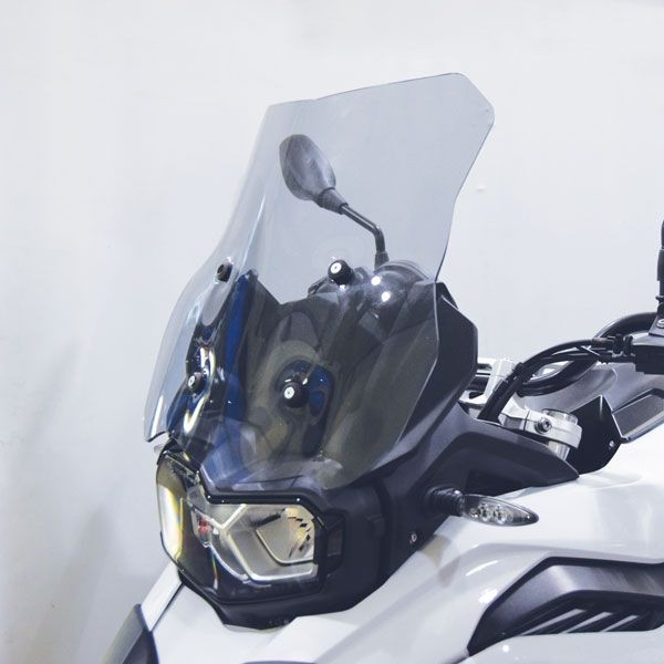 Pare-brise bas sur support d'origine pour BMW F 750 GS (18-22), fumée légère