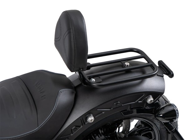 Dossier conducteur avec coussin noir pour Indian Scout Sixty Classic (25-) Hepco & Becker