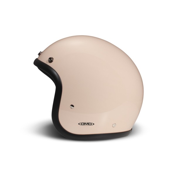 DMD casque jet rétro, beige, brillant, Cipria, fibre de verre, ECE 22.06