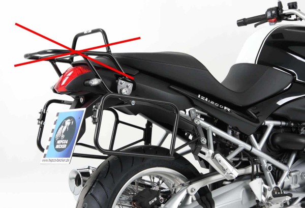Porte-bagages latéraux Lock-it noir pour BMW R 1200 R (06-10) Hepco & Becker