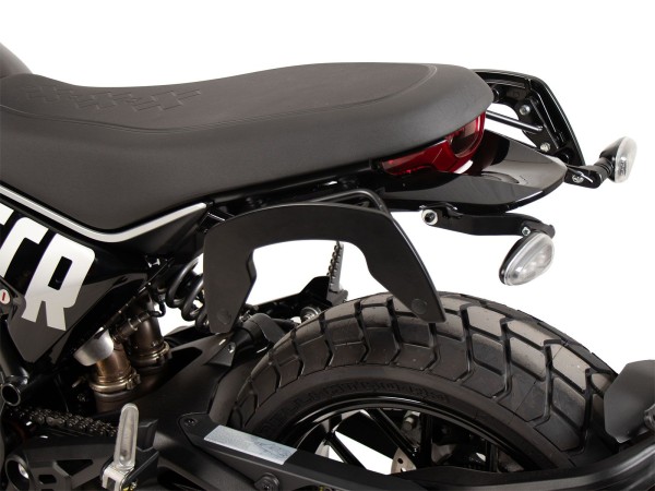 Support latéral C-Bow noir pour Ducati Scrambler 800 Icon (23-) Hepco & Becker