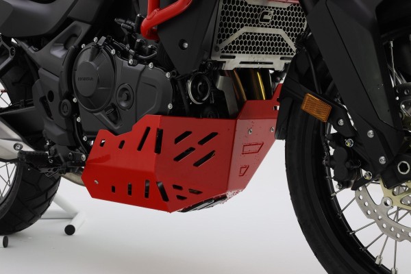 Plaque de protection moteur en aluminium pour Honda XL 750 Transalp, rouge
