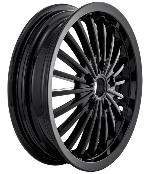 Jante avant/arrière pour Vespa GTS/GTS Super/GTV/GT 60/GT/GT L 125-300ccm, noir brillant