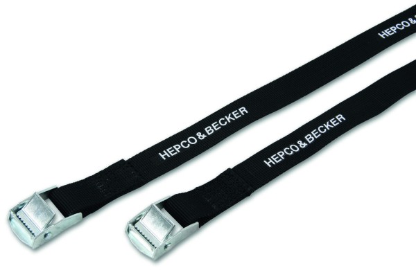 Set de sangles de serrage 2x1,8m pour sac de rangement Hepco & Becker
