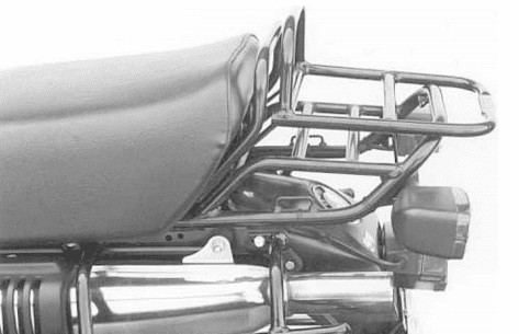 Pont à bagages tubulaire support de top case noir pour R 80 GS (88-94)/R 100 GS (87-94) Hepco & Becker