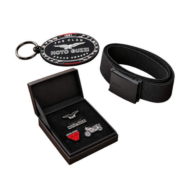 Pack de produits dérivés Moto Guzzi Black Edition
