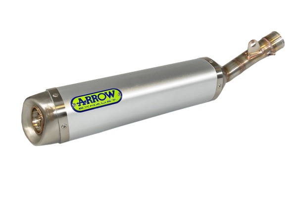 ARROW Auspuff THUNDER für Yamaha MT125 2014-, Aluminium mit Edelstahl Endkappe (Nur mit ARROW Krümme