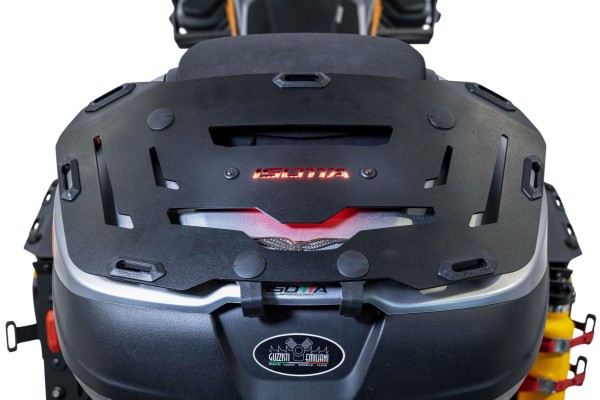 Porte-bagages pour top case pour Moto Guzzi Stelvio 1000
