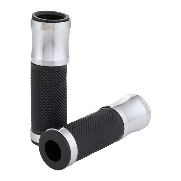 Poignées Zelioni chrome pour Vespa ET/LX/LXV/S/Primavera/Sprint 50-150ccm