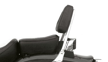 Sissybar sans porte-bagages chromé pour Honda CA 125 Rebel (95-01) /CMX 250 Rebel (96-01)