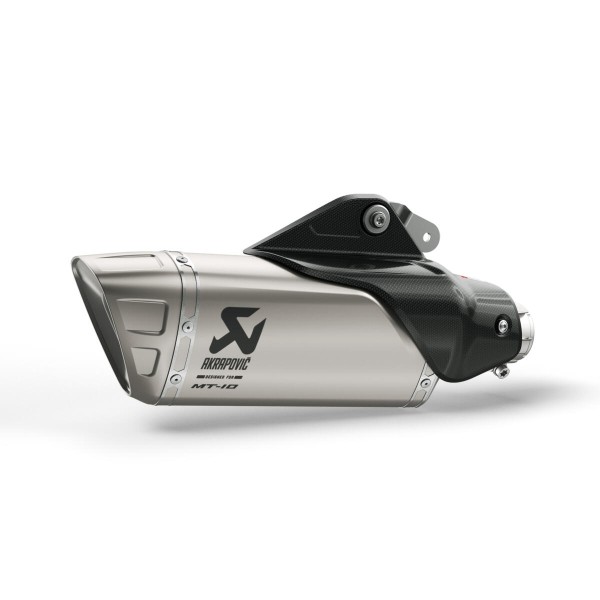 Échappement Slip-on Akrapovič en titane pour Yamaha MT-10 (22-) d'origine