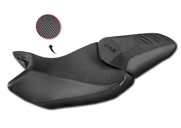 Housse de siège pour Honda NC 750 X (21-24) noir