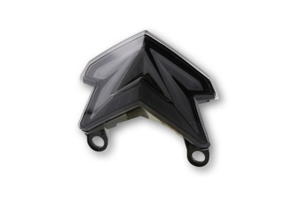 HIGHSIDER smart LED feu arrière noir style Kawasaki, homologué E (1pc)