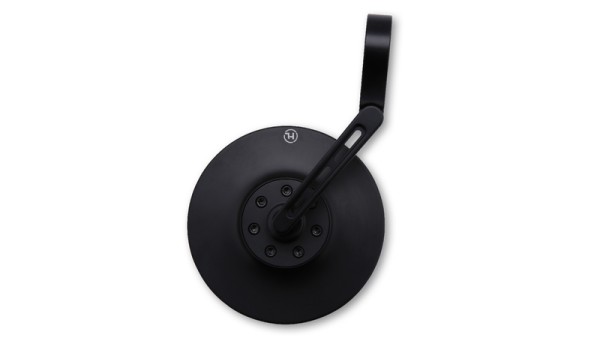 HIGHSIDER pro Rétroviseur d'extrémité de guidon Conero 2 Noir Court (1pc)