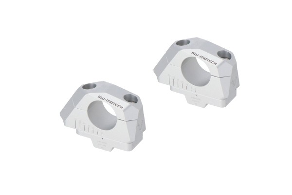 SW-Motech Pose de guidon variable, argent pour guidon Ø 32 mm, H=30 mm pour BMW S 1000 XR - SW Motech
