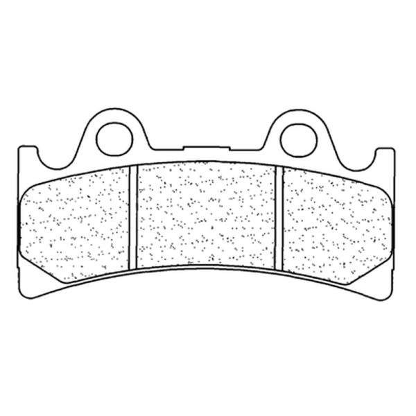 CL Brakes Street plaquettes de frein en métal fritté - 2254A3+