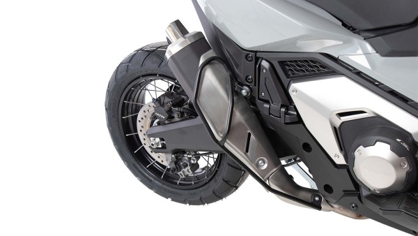 Arceau de protection pour pot d'échappement noir pour Honda X-ADV 750 (21-24) Hepco & Becker