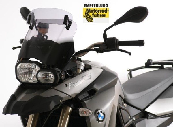 Écran Variotouring MRA "VTM" gris fumé pour BMW F 650 / 800 GS 2008-