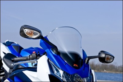 Vitre racing, transparente pour Suzuki GSX-R1000 BJ. 2009-2011/ 2012-2016
