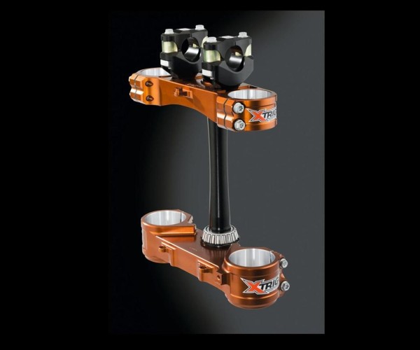 XTrig Triple Clamp Fork Holder set Holder M12, handlebar 22mm KX450F 2017/ KX450F 2015 Original Kawa