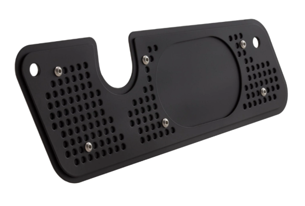 Cache d'échappement bras oscillant pour Vespa GTS/GTS Super/GTV/GT, noir