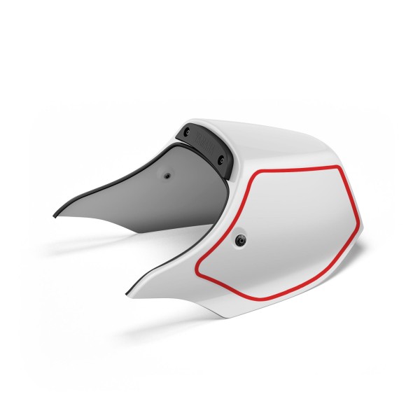 Housse de selle passager rouge/blanc pour Yamaha XSR 900 (25-) d'origine