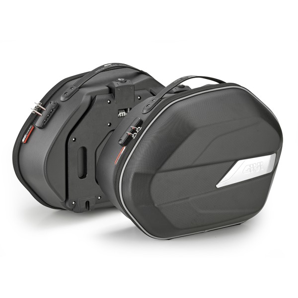 Weightless 25L Jeu de sacoches latérales MONOKEY semi-rigides d'origine Givi