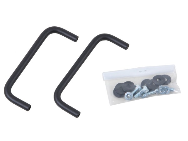 Rail noir pour valises latérales Xplorer 30 avec matériel de fixation Hepco & Becker