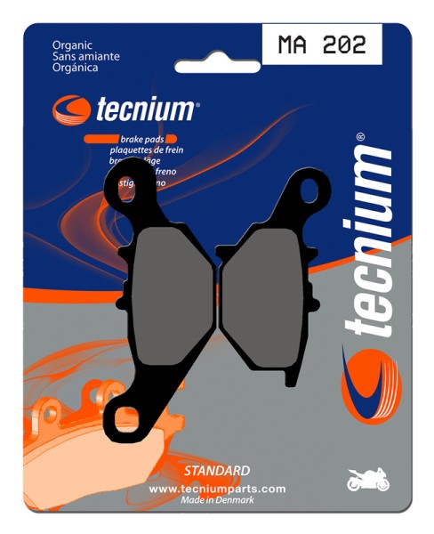 Plaquettes de frein organiques Tecnium Street - MA202