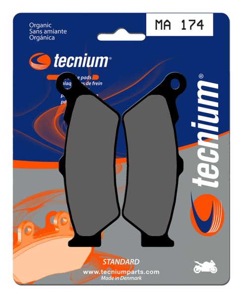 Plaquettes de frein organiques Tecnium Street - MA174