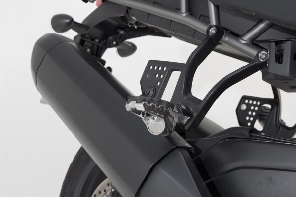 SW-Motech Repose-pieds passager réglables EVO, acier inoxydable, pour Harley Davidson Pan America - SW Motech