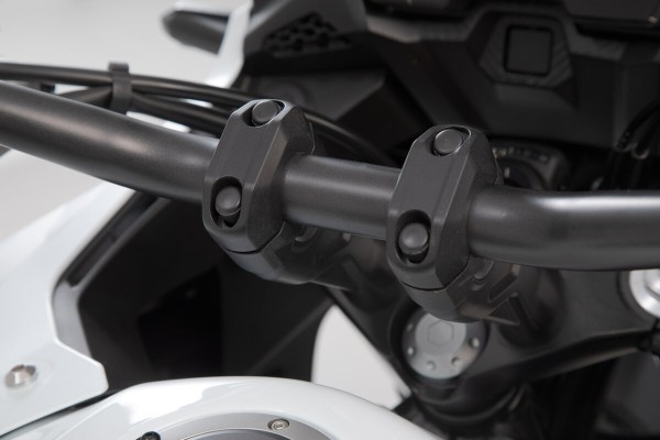 SW-Motech Réhausse de guidon, noir pour guidon Ø 28 mm, H=20 mm pour Honda CRF 1100 L Africa Twin /Adventure