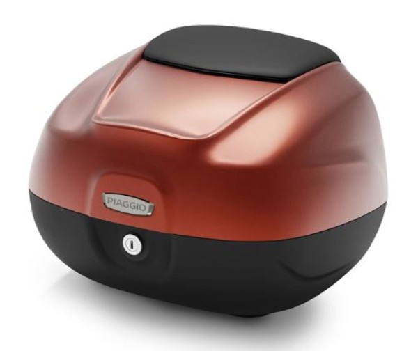 Top case 37 l, gris (G04_gris métallisé) pour Piaggio MP3 400 HPE 2022