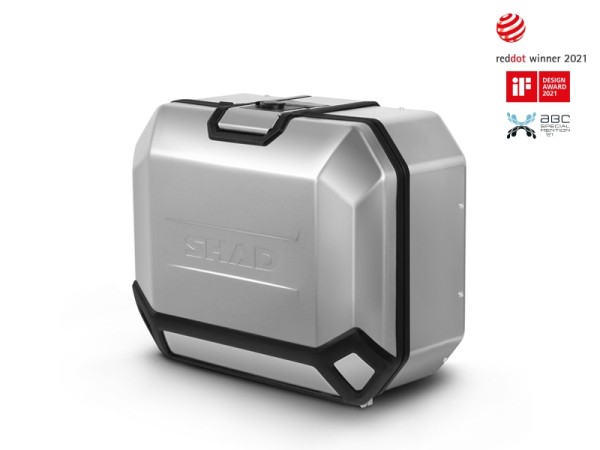 Valise latérale Shad Terra TR36, gauche, aluminium argenté, 36 l