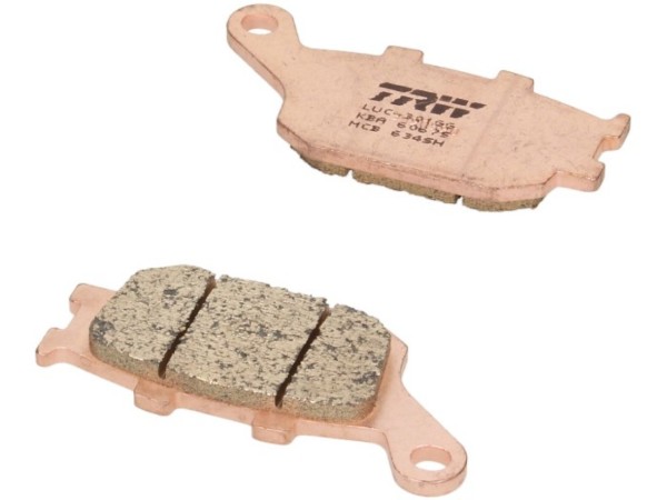 TRW Jeu de plaquettes de frein arrière, métal fritté, avec ABE, MCB634SH