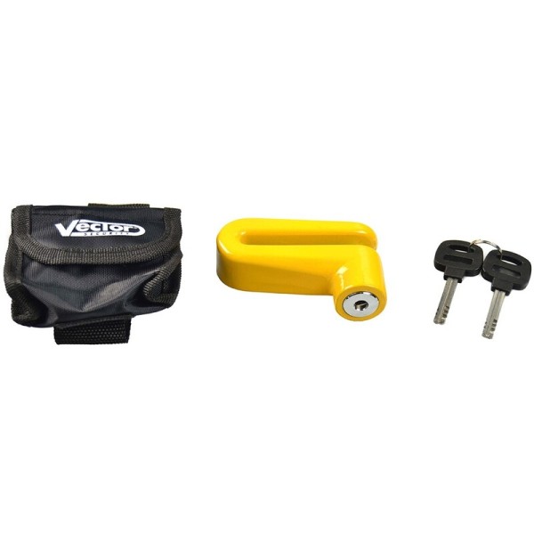 VECTOR Disc Mini antivol pour disque de frein - Ø10mm Jaune
