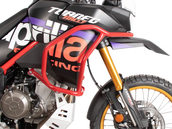 Arceau de protection de réservoir rouge pour Aprilia Tuareg 660 (25-) Hepco & Becker